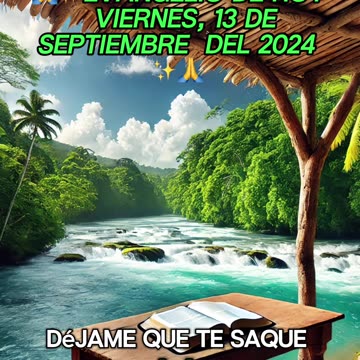 🙏✨Evangelio de HOY Viernes, 13 de Septiembre del 2024 ✨🙏
