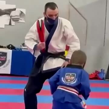 Ashley & Gabriel Training Combinations For Belt Testing