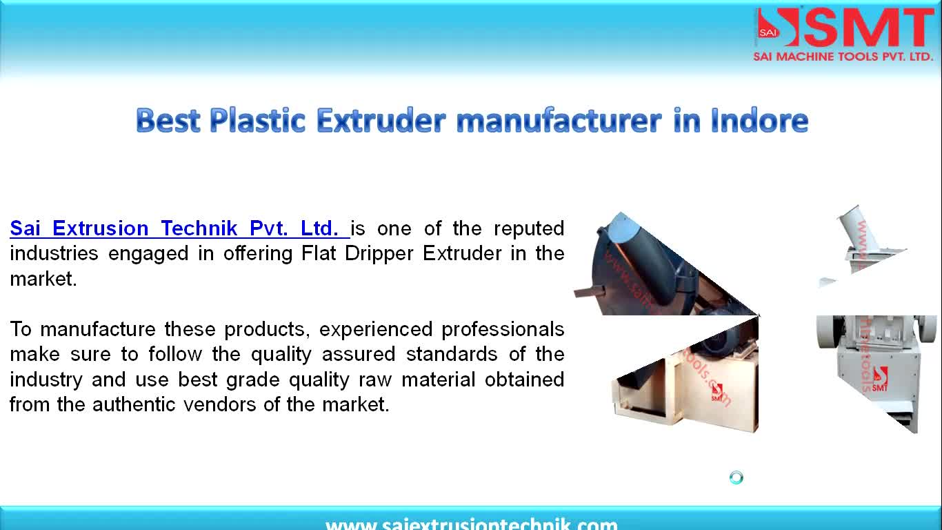 Best Cost Saving Option on Plastic Extruder Machines - Visit SET