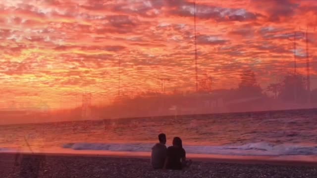 The sunset is really beautiful, almost every day