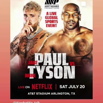 Jake paul vs mike Tyson part2 on Netflix 11/20/24 🥊