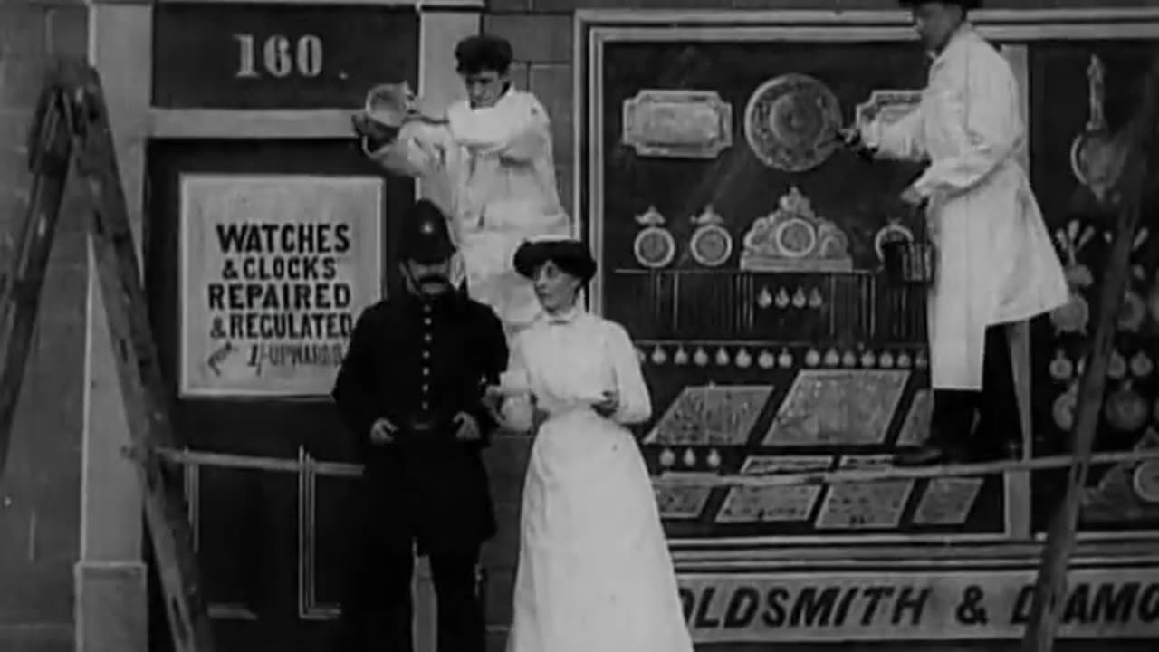 The Unfortunate Policeman (1905 Film) -- Produced By Robert W. Paul -- Full Movie