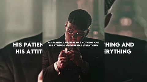 A GREAT MAN IS KNOWN BY ~ THOMAS SHELBY #quotes #peakyblinders