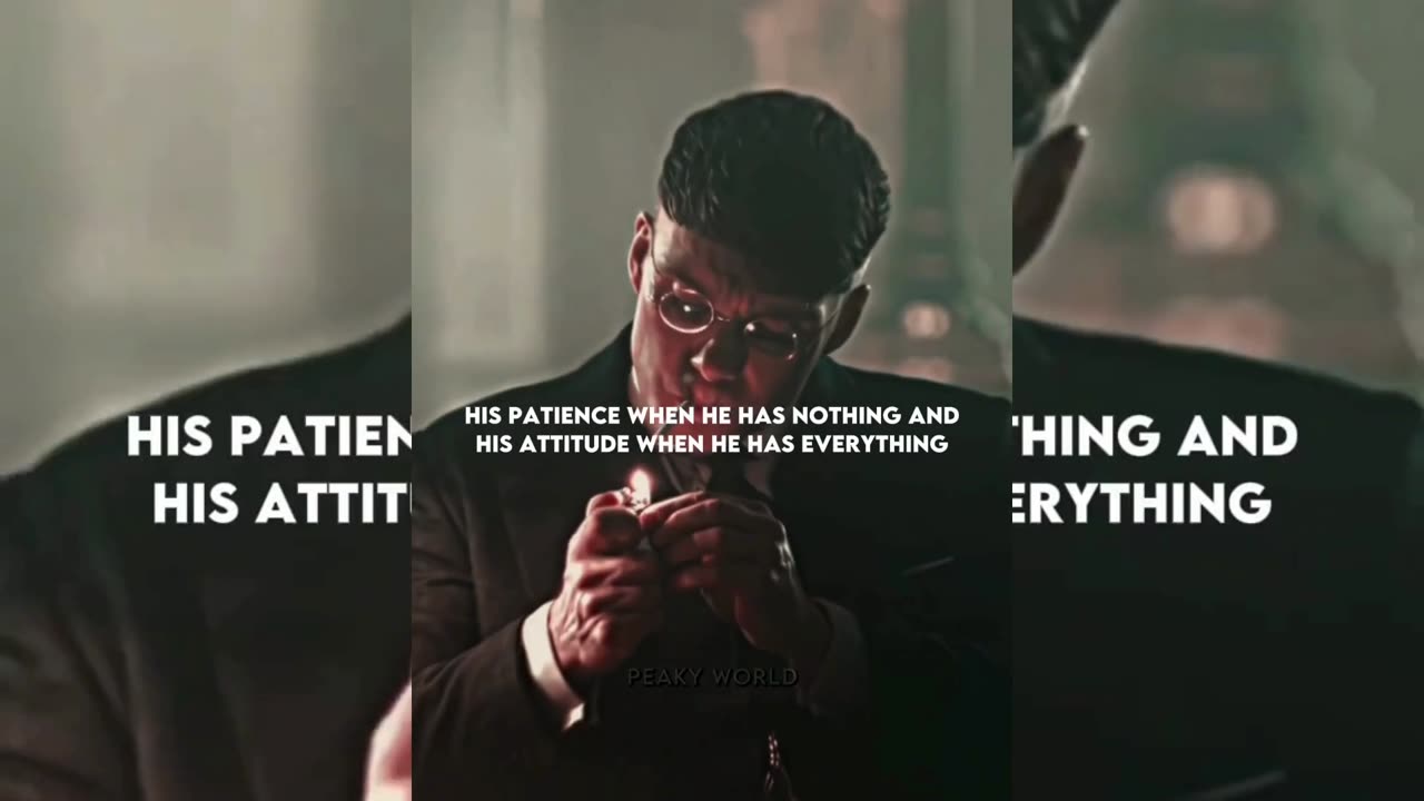 A GREAT MAN IS KNOWN BY ~ THOMAS SHELBY #quotes #peakyblinders
