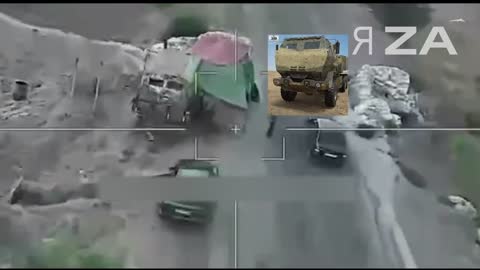 Russian Drones Destroy Ukrainian Targets