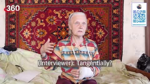 Tells she and her husband were fired at by a Ukrainian sniper