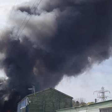 MASSIVE OUT OF CONTROL FIRE IN CARLISLE!!! #1