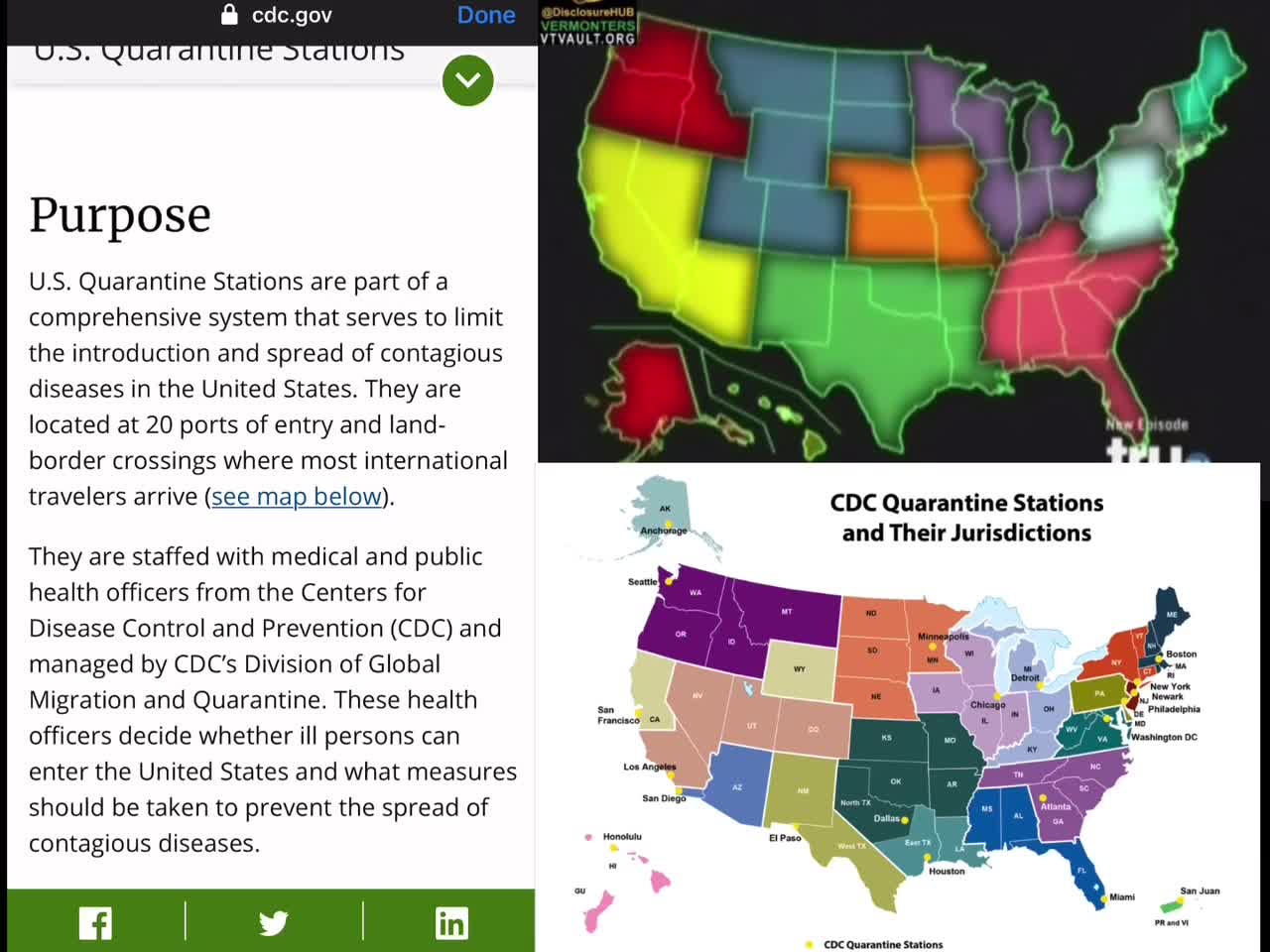 CDC Quarantine Stations / Prisons / Concentration Camps