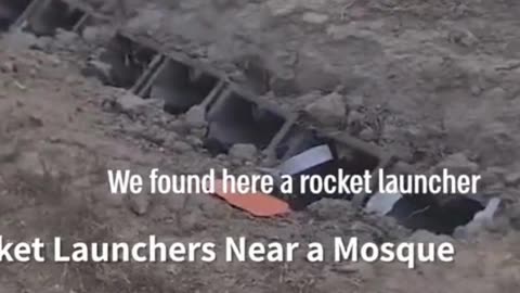 Hamas turned a mosque into a rocket launching compound.