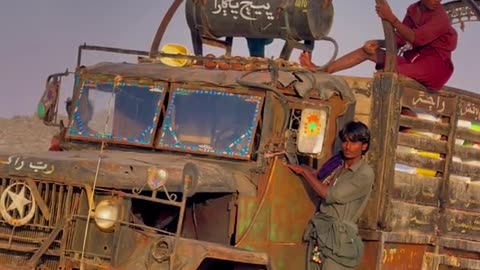 Thar powerful loader vehicle