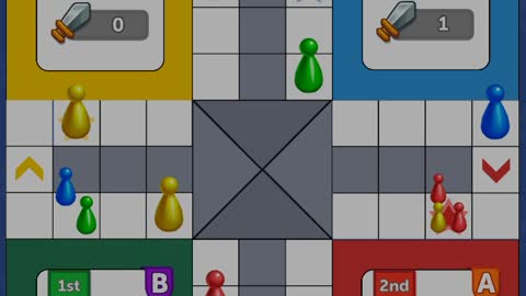 Playing in rush mode 2 vs 2 tournament in the game ludo club data (05/06/2022).