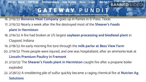 Has America Been Slated For Starvation?