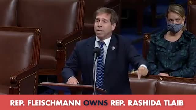 REP. FLEISCHMANN OWN REP. RASHIDA TLAIB🔥🇺🇸