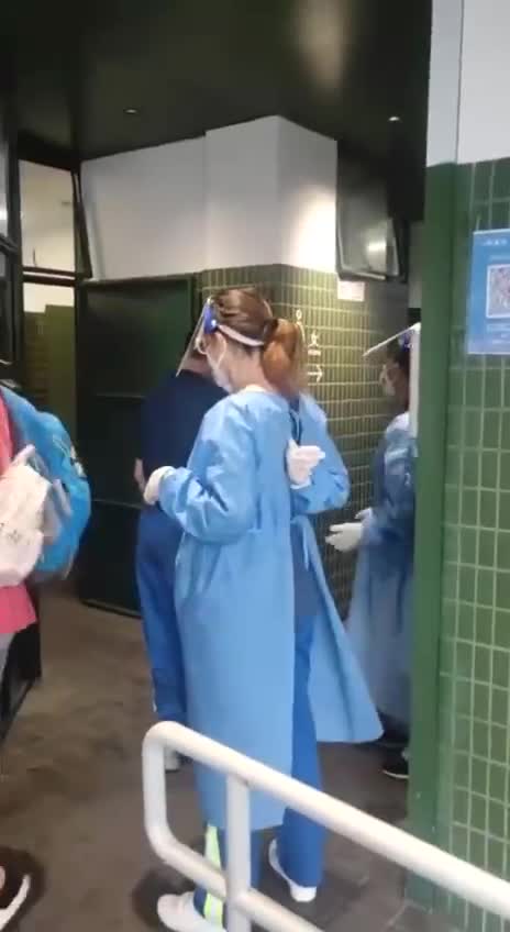 Chinese old man not allowed to use bathroom