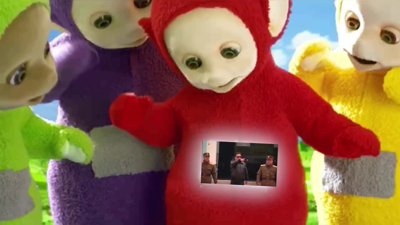 kim jong un is Teletubbies