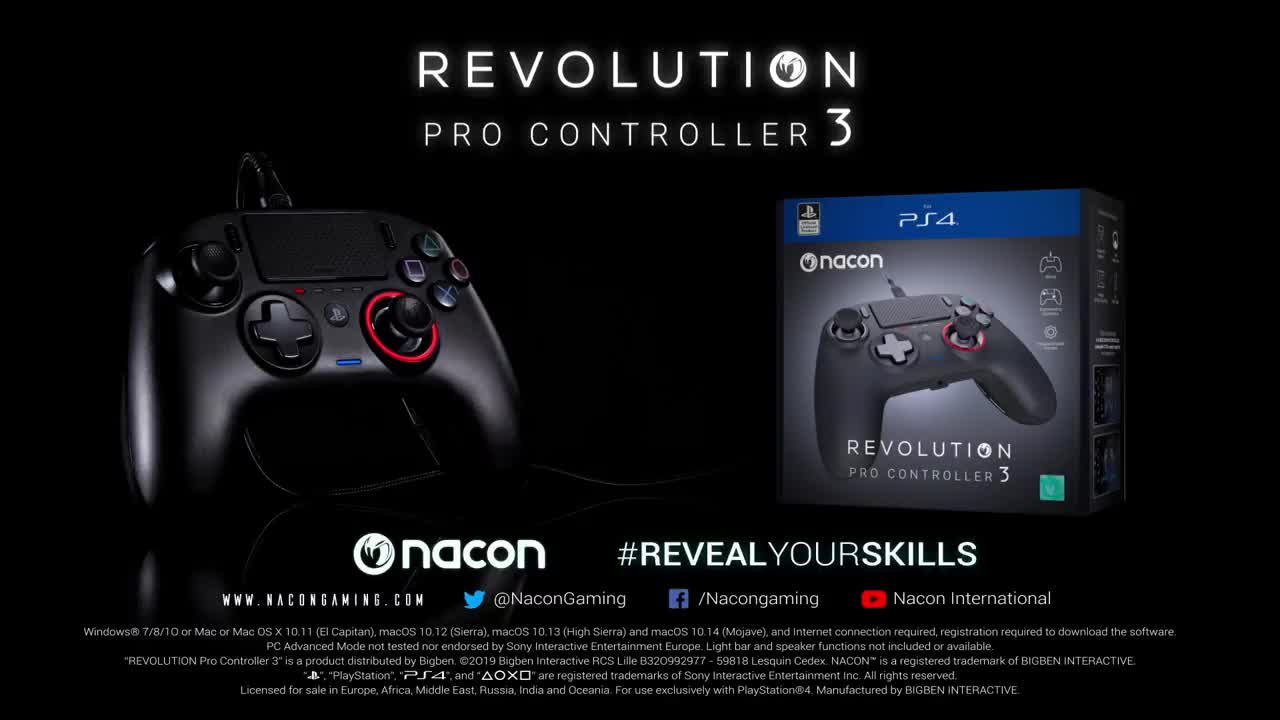 Revolution Pro Controller 3 | Nacon | Officially Licensed for PS4