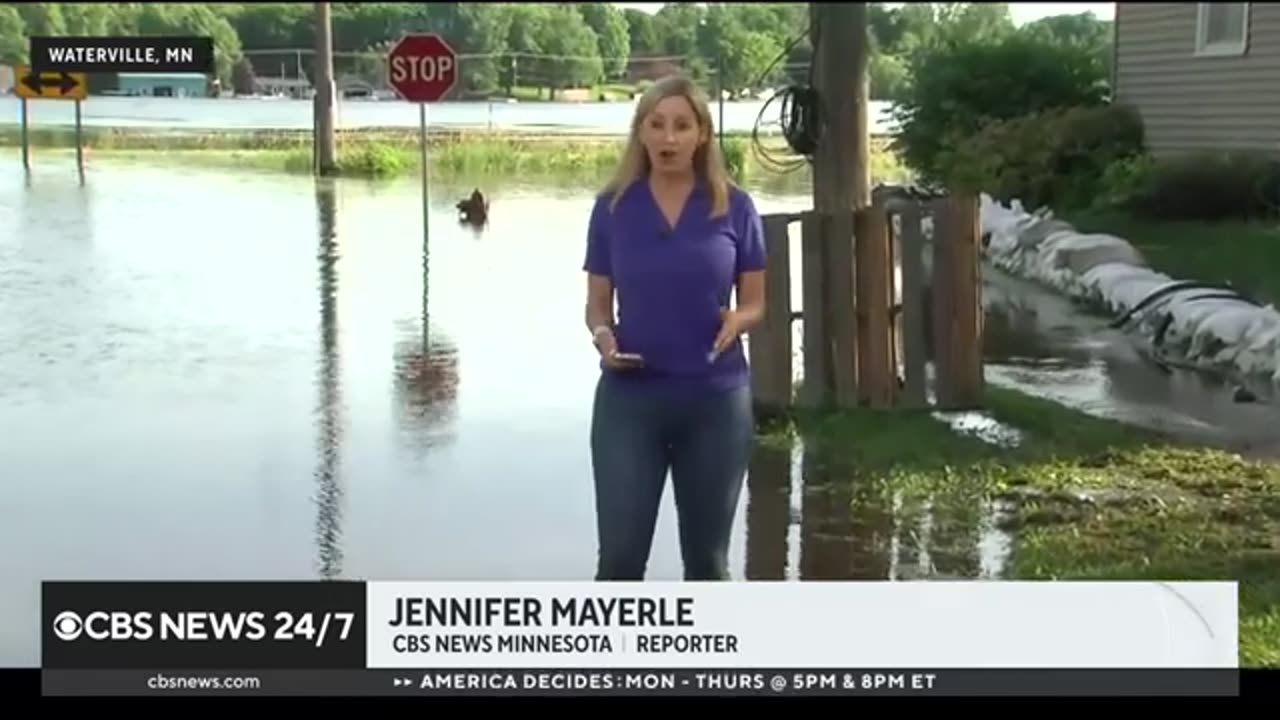 Deadly flooding in Midwest, rivers overflowing in Iowa, South Dakota and Minnesota CBS News