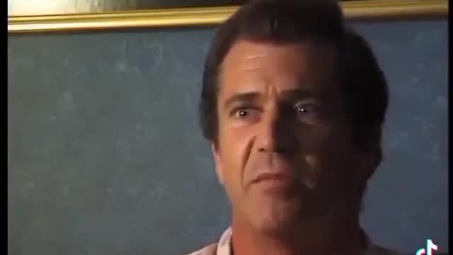 Mel Gibson when he first began to understand the evil.