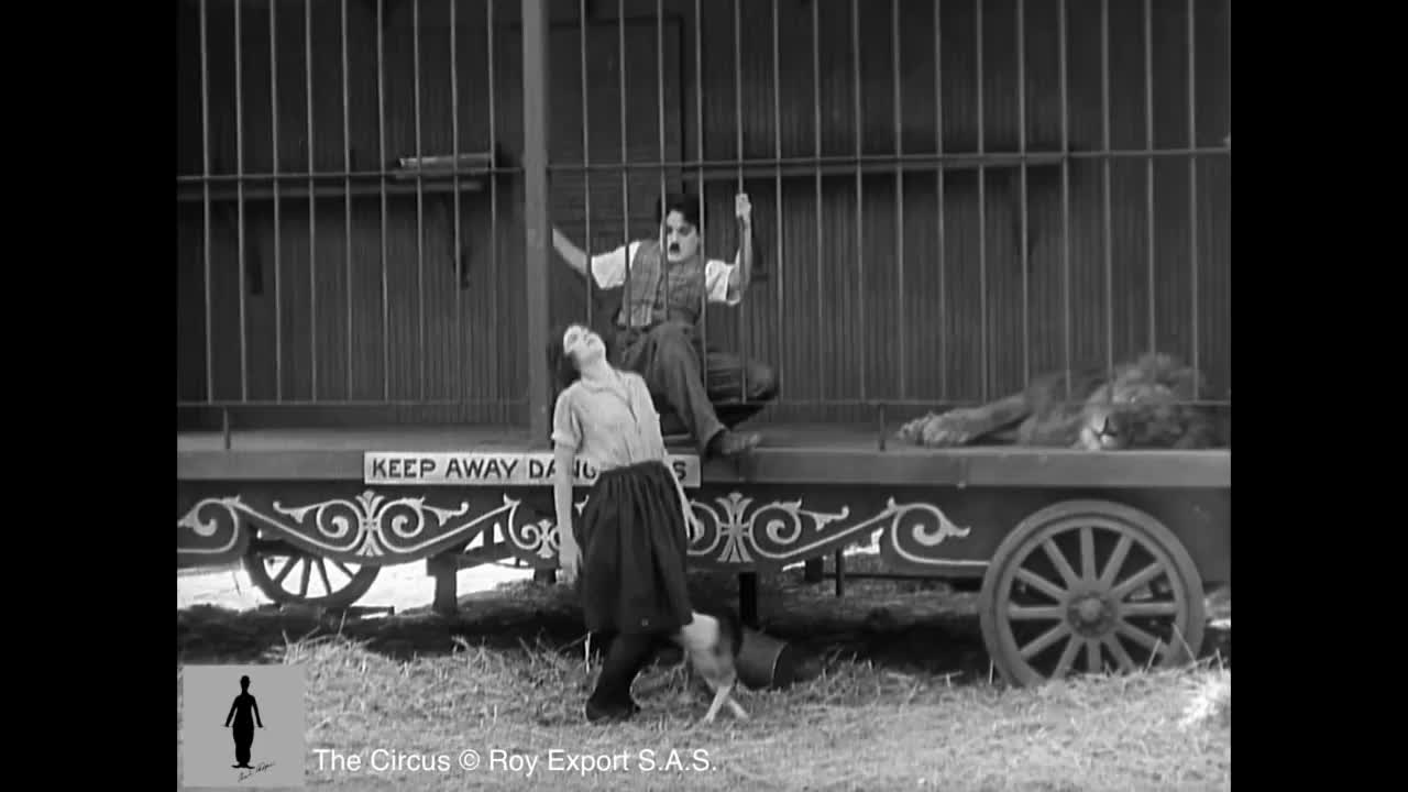 Charlie Chaplin - The Lion Cage - (The Circus, 1928)