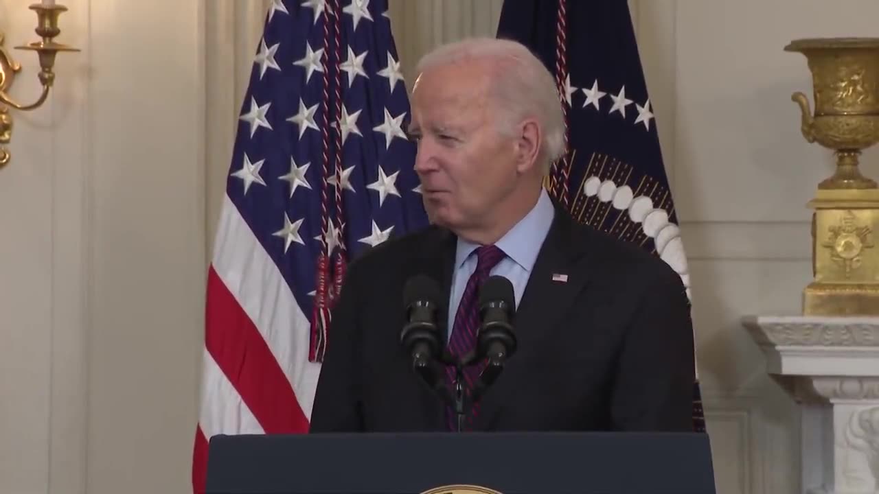 Bidensays, "I ran for president to make sure the economy works for everyone."