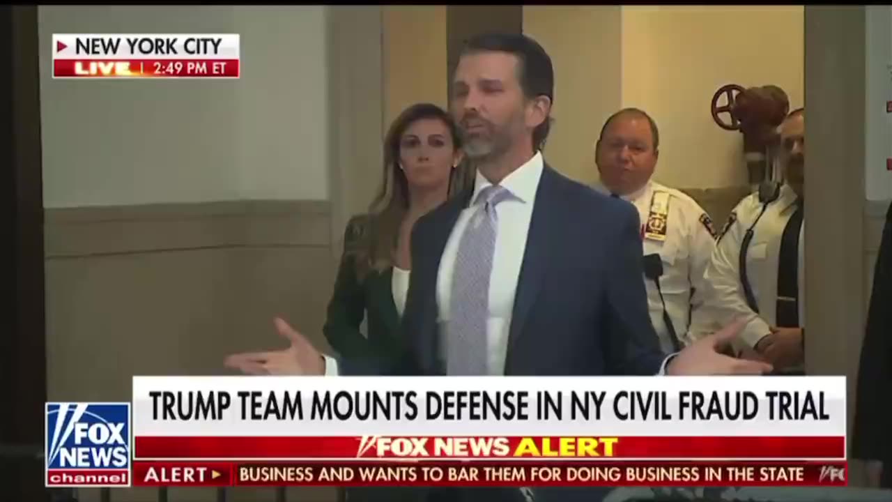 Don Jr. in lower Manhattan court