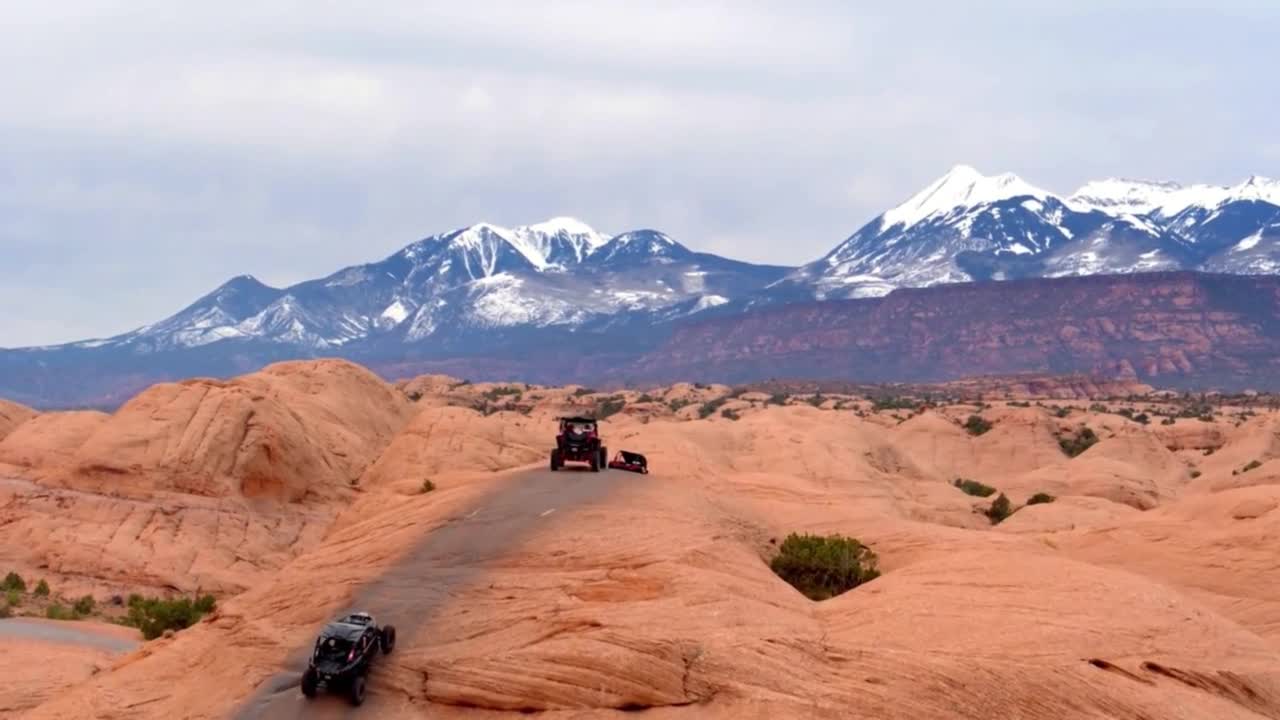 The scenery over the mountains