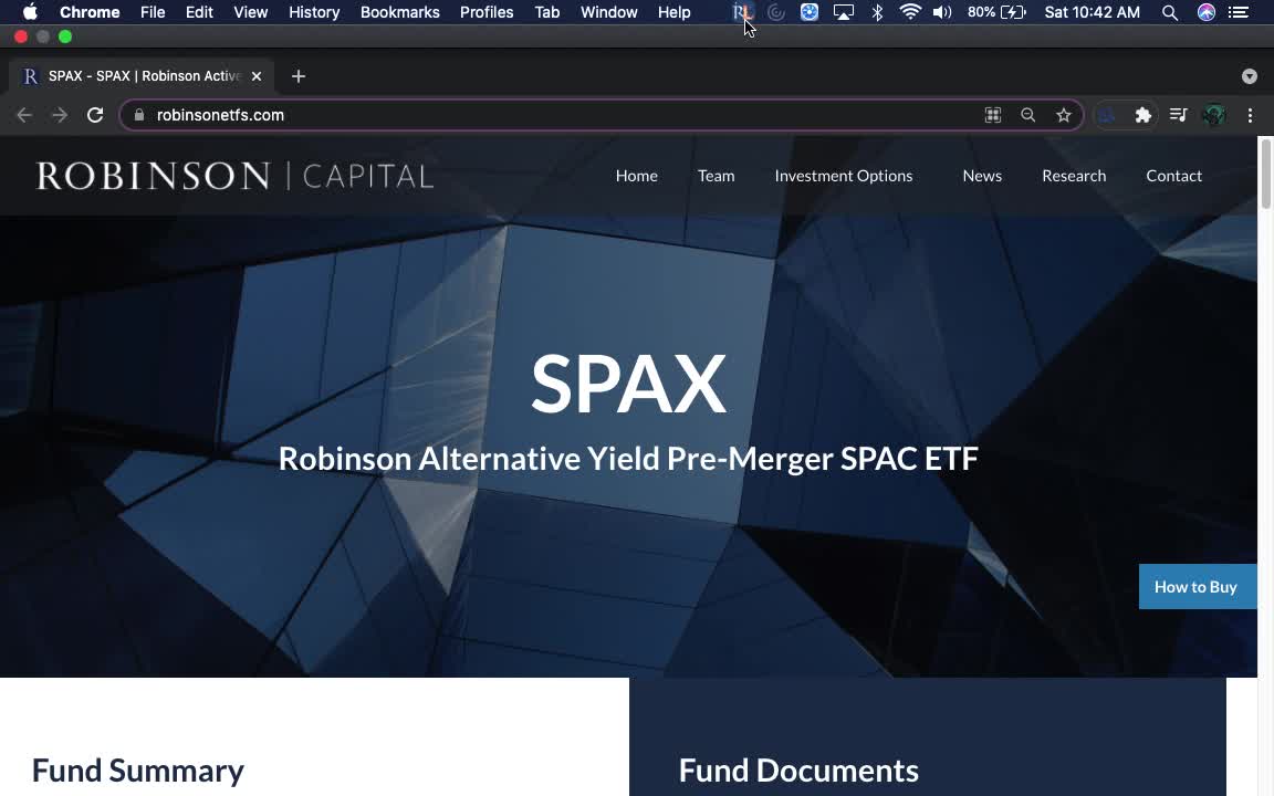 New ETF: SPAX (Alternative Pre-Merger)(06/22/2021)