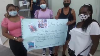 Familiares de tripulante de barco desaparecido hablan