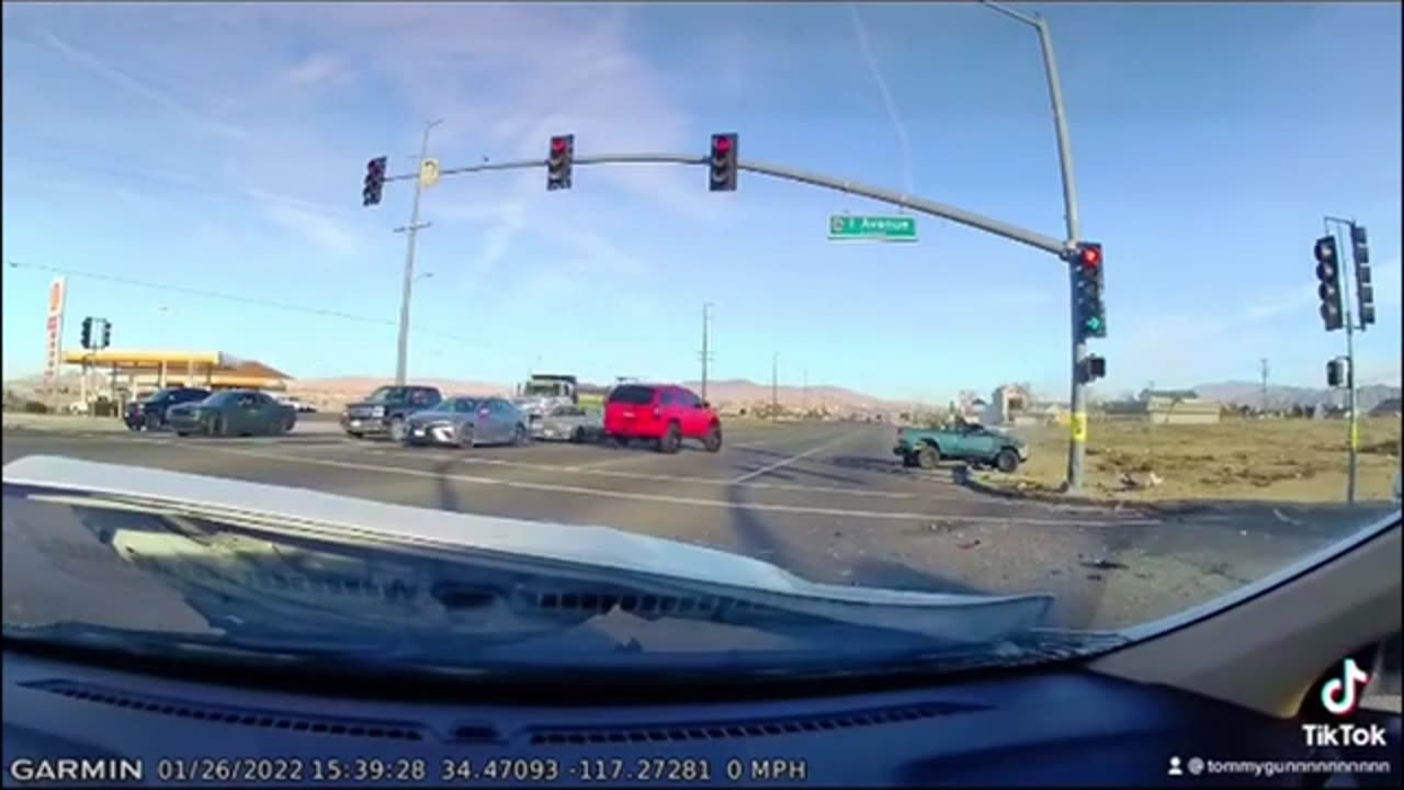 Dash cam crashes