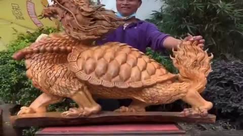 Wood craft the dragon