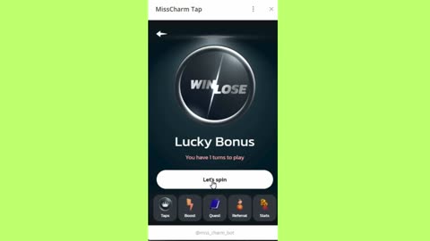 BIG MINING MINI APP BOT TELEGRAM MISSCHARM TAP