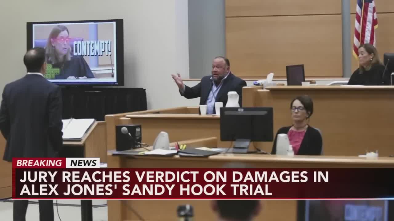 Alex Jones ordered to pay $965 million for Sandy Hook lies