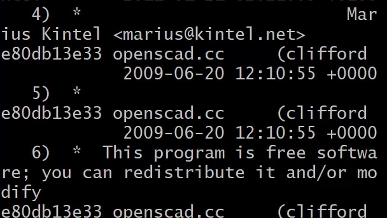 git: blame