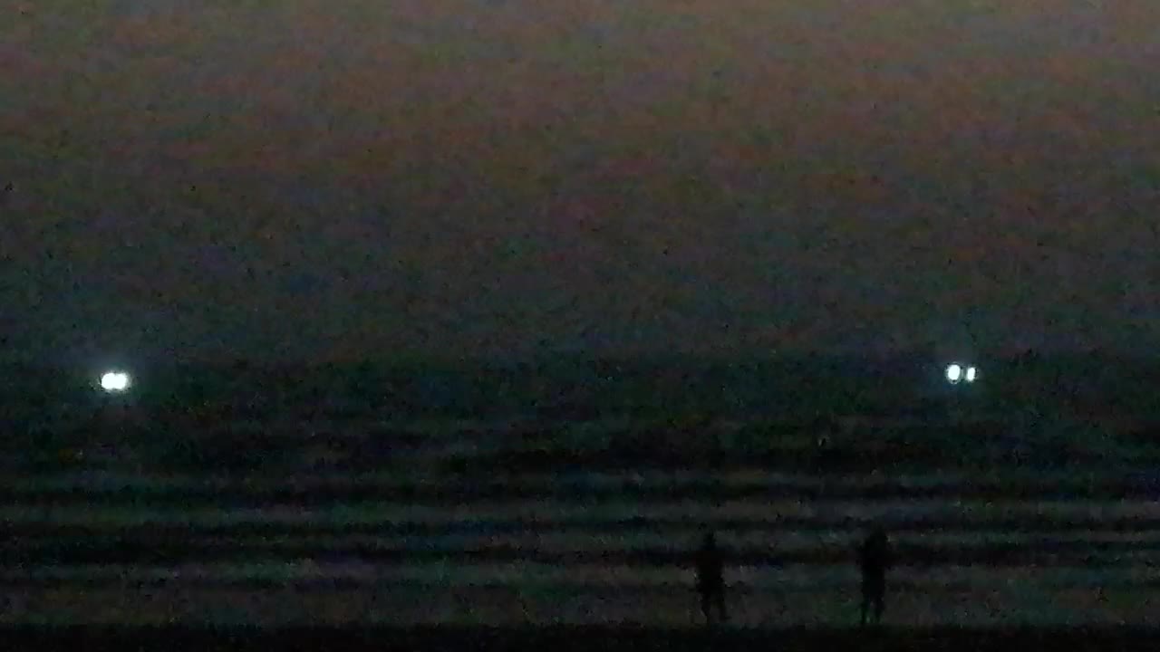 Sidi Toual beach night