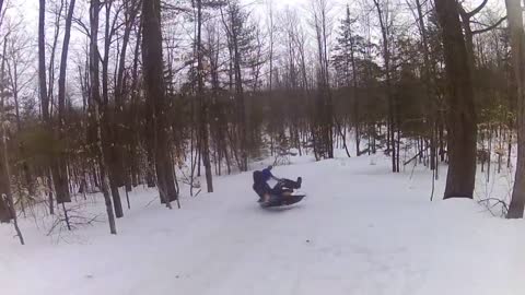 Black sleds kids wipeout