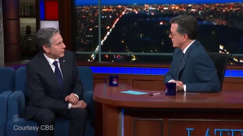 US Seretary of State Goes on 'Colbert Late Show' in Hopes of...