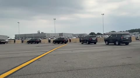 President Trump's Motorcade