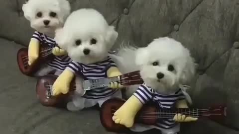 Three Little Musicians