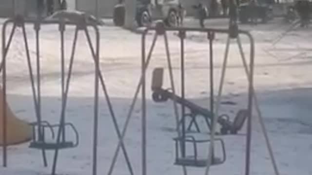 The beginning of the first battles in the Kharkov Territory. Terrorist equipment under fire