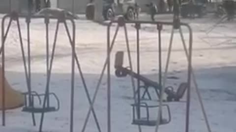 The beginning of the first battles in the Kharkov Territory. Terrorist equipment under fire