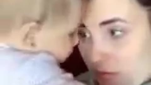 Cute Baby Angry With Mom