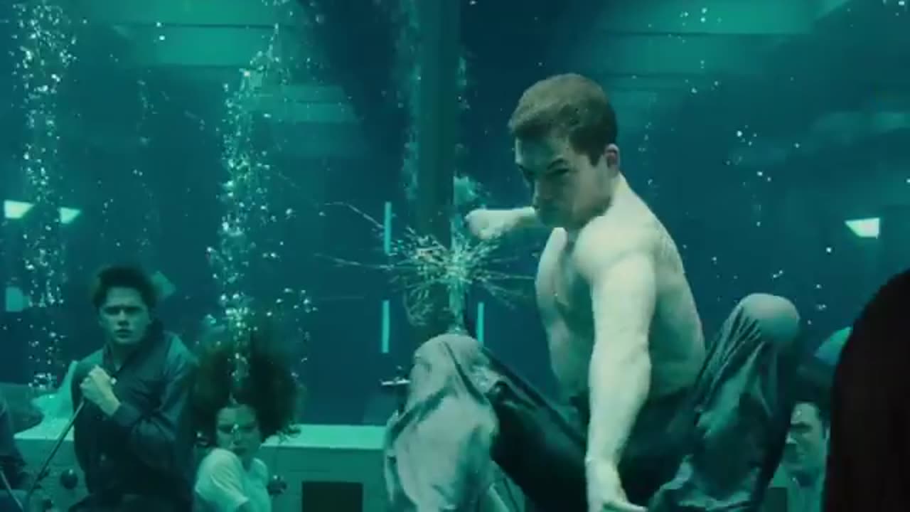 Under water training Sean