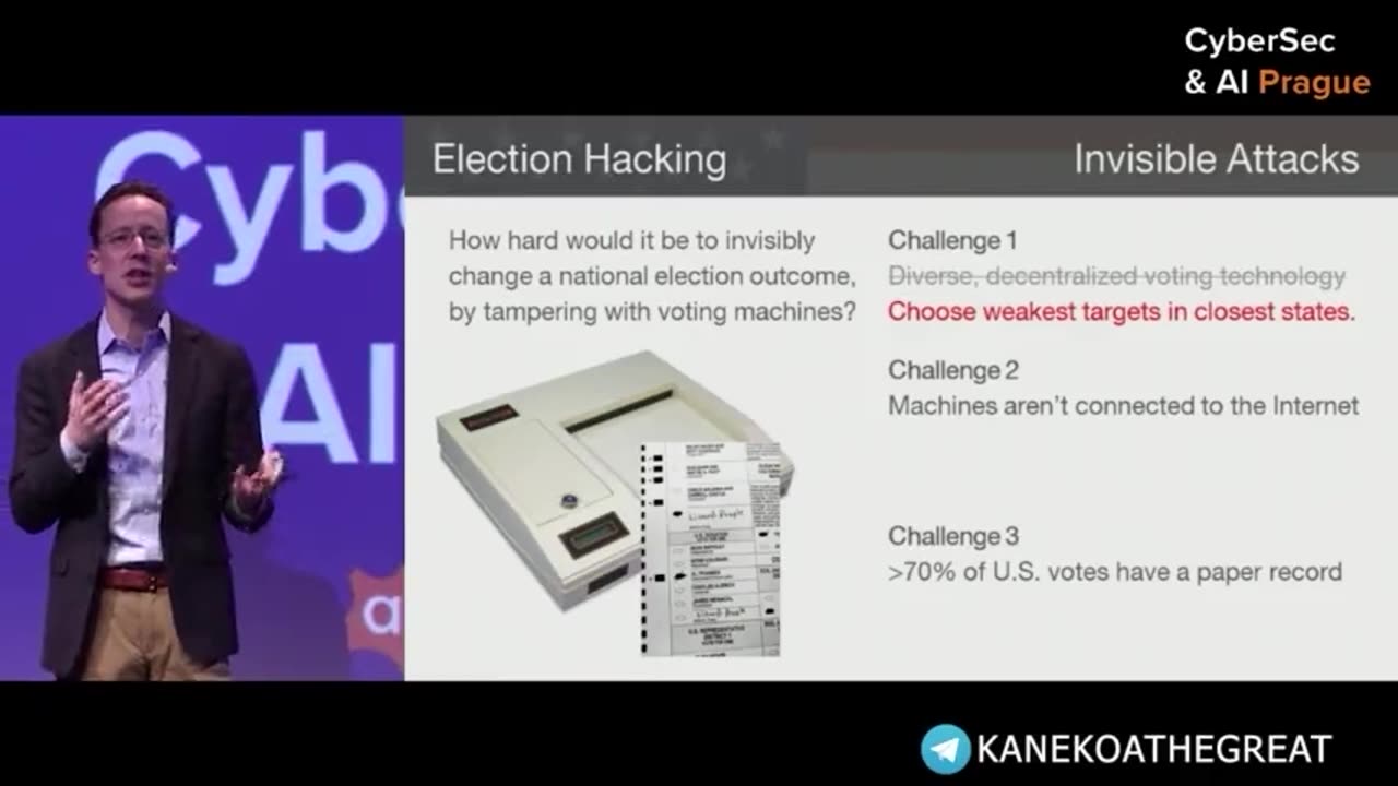 Democrates Warn Election Machines are Online and Easily Hackable~