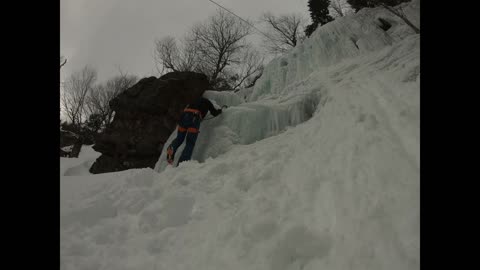 Gregg Ice Climbing "Swamp Thing" 3/16/2022