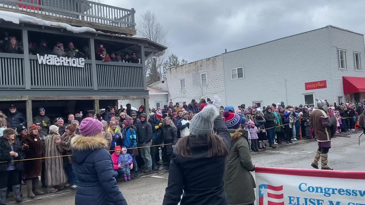 Elise Stefanik at the MASSIVE Saranac Lake Winter Carnival Parade. 02.12.22