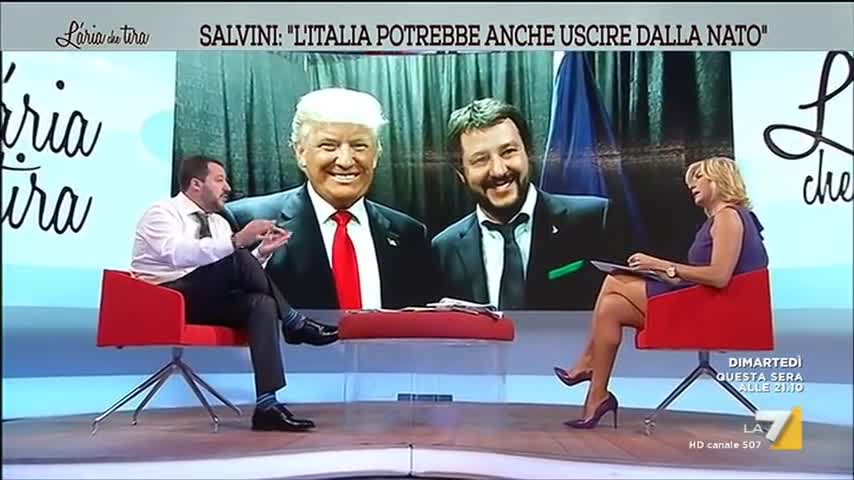 Salvini 2016 - Contro la NATO e le sue milizie ai confini con la Russia