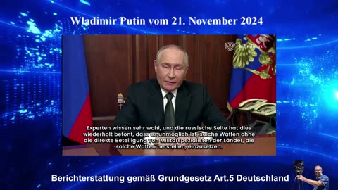 PUTIN'S DRAMATIC SPEECH: GUN LAW AGAINST THE WEST