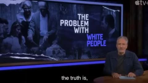 JON STEWART LECTURES 'DEAR FELLOW WHITE PEOPLE'