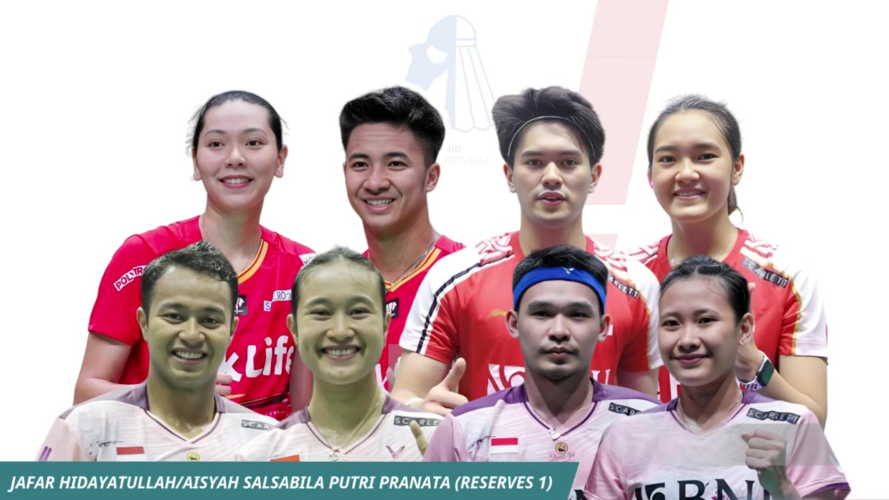 Indonesian squad, Spain badminton masters 2024