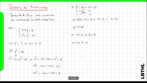 MATEMÁTICAS DESDE CERO LBTHL 2022 | Semana 10 | ÁLGEBRA